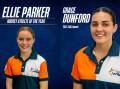 Grace Dunford and Ellie Parker. Images from Western Region Academy of Sport
