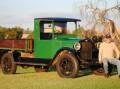 Dan Johnson has gotten his 1928 Chevrolet 1.5 tonne truck back on the road again after a brief restoration. Image supplied. 