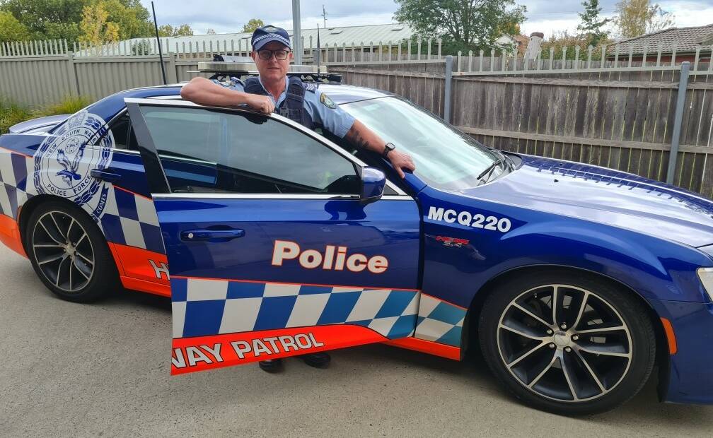 New Highway Patrol Sergeant Adam Cornish will be out and about on the June long weekend watching driver behaviour. Picture supplied