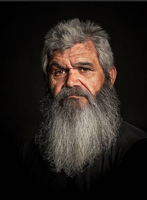 A portrait of Peak Hill man and Aboriginal artist Scott 'Sauce' Towney by Parkes photographer Marc Payne, which was named in the top 101 in the prestigious International Portrait Photographer of the Year competition in 2022. Photo by Marc Payne