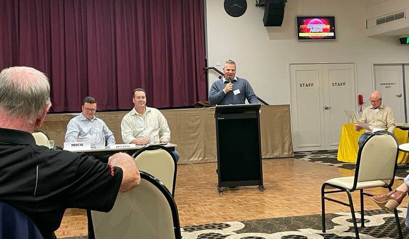 Long-time men's health advocate Phil Donato MP participated in the Parkes Prostate Cancer Support Group last week, which hosted a number of guest speakers, who travelled here for the meeting from as far as Sydney. Picture supplied